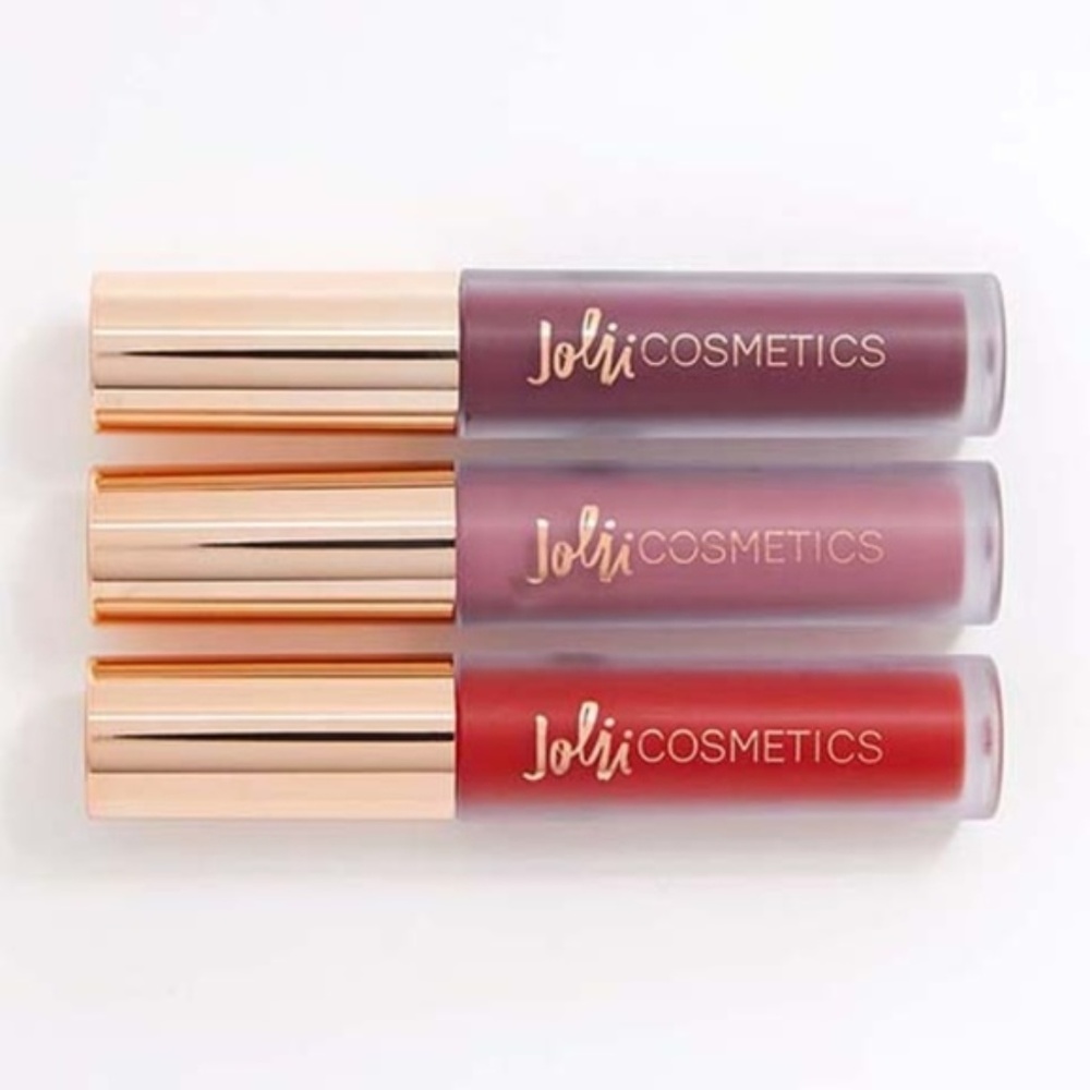 New Jolii Cosmetics - 3 piece matte lip set